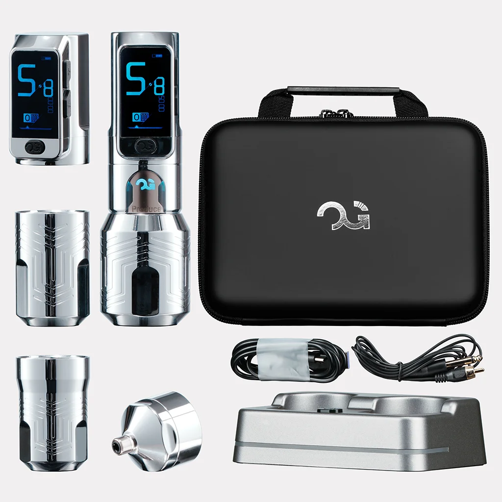 PIONEER-FURY Ⅱ 4.2mm Stroke Wireless Tattoo Machine - OG Produce