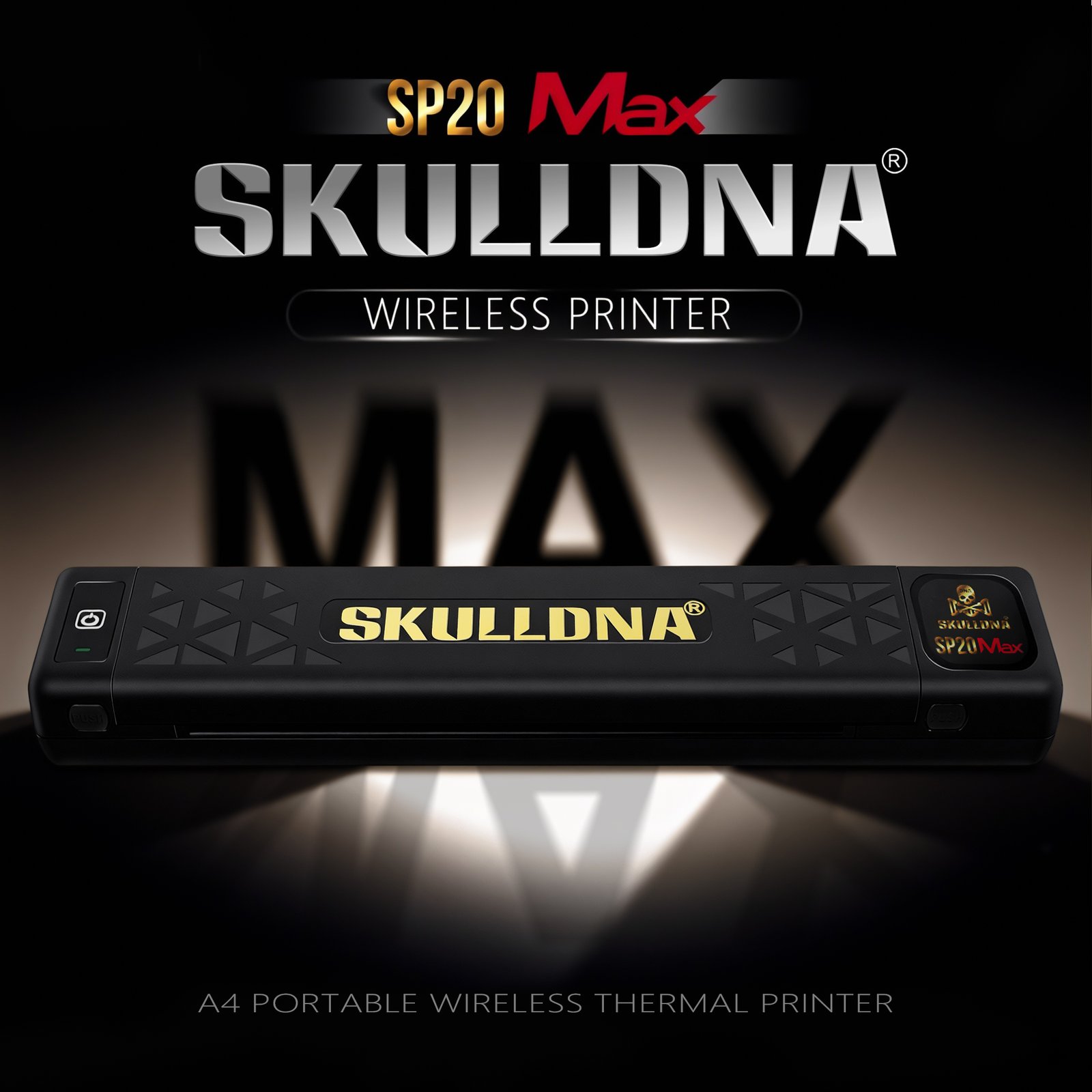 SKULLDNA MAX - Wireless Bluetooth Printer - Smart Touchscreen- SP20 - Japanese High Resolution Printhead - Image 4
